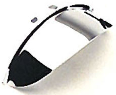Cobra Chrome Visor for Spotlights and Headlights.