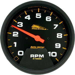 Autometer 5 inch Standard Face Tach 10,000RPM.