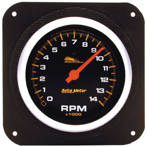 Autometer 3 3/4 inch Tach 14,000RPM with Dash Mount.