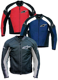 Alpinestars TZ-1 Leather Motorcycle Jackets.